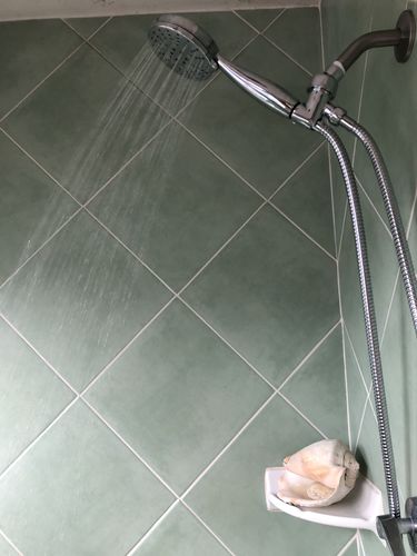 Customer photo review of 3-Spray Low Flow Handheld Shower Head Set