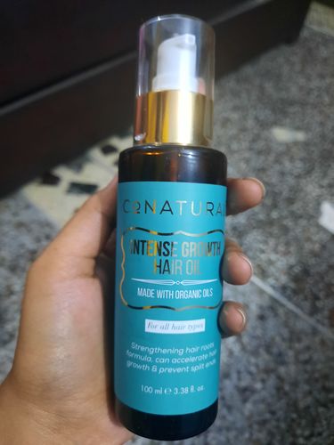 Customer photo review of Intense Growth Hair Oil
