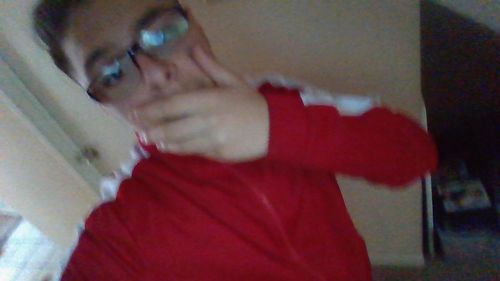 Customer photo review of Premium Side Stripe Track Jacket (Red-White)