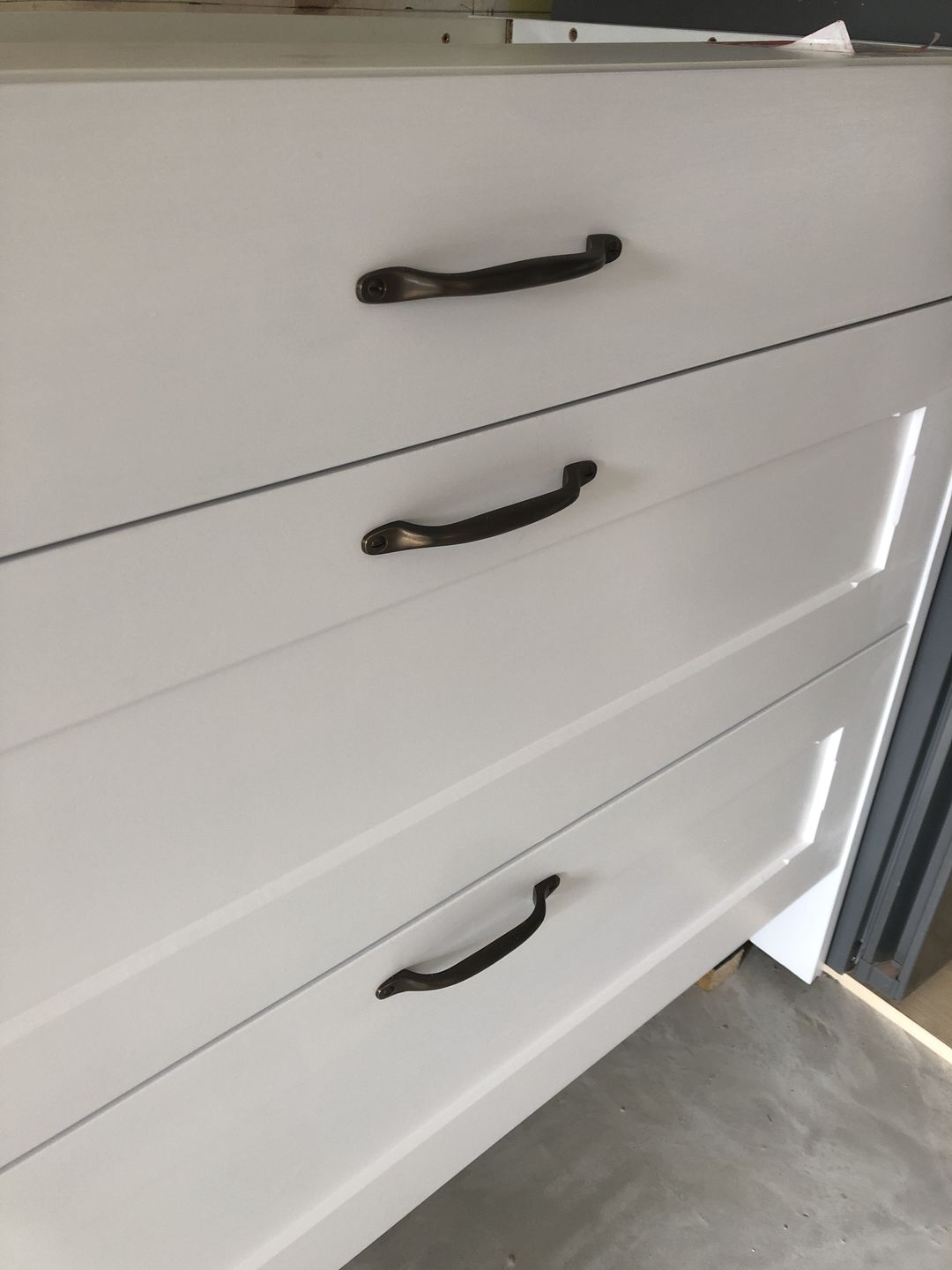 Customer photo review of Classic Aged Bronze Cupboard Handles