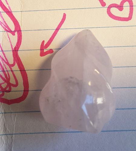 Customer photo review of Rose Quartz Mini Flame