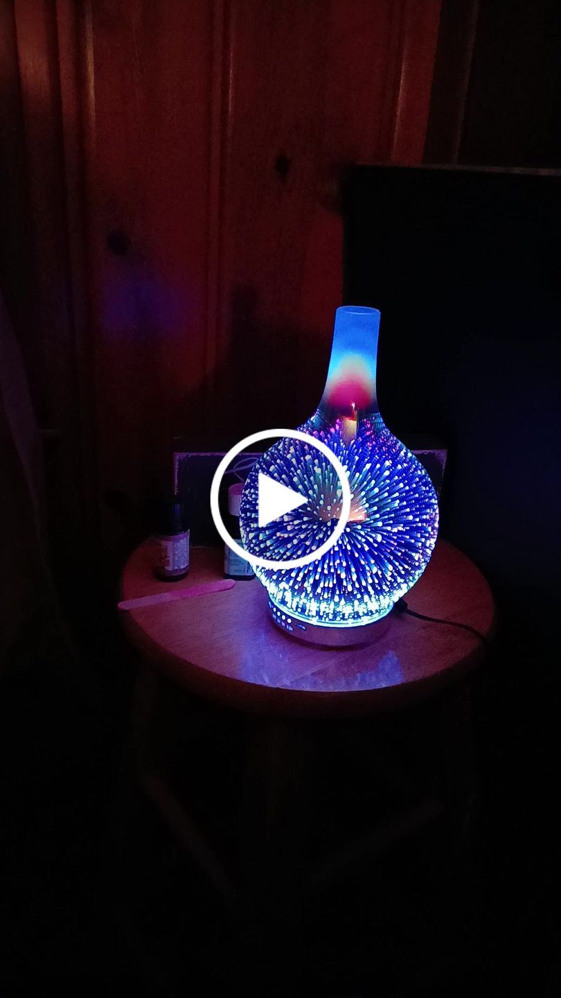 Customer video review of Oil Aroma Diffuser 3D Glass