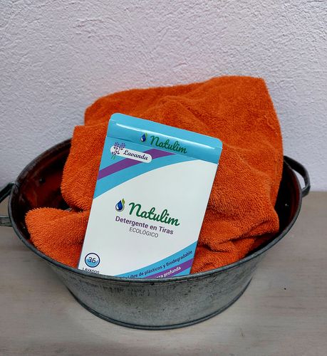 Customer photo review of Eco-Tiras de Detergente 40 lavados Natulim