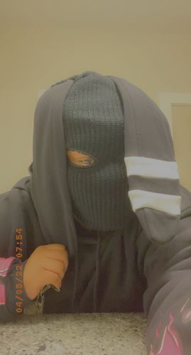 Customer photo review of Rabbit Ski Mask Bunny Balaclava
