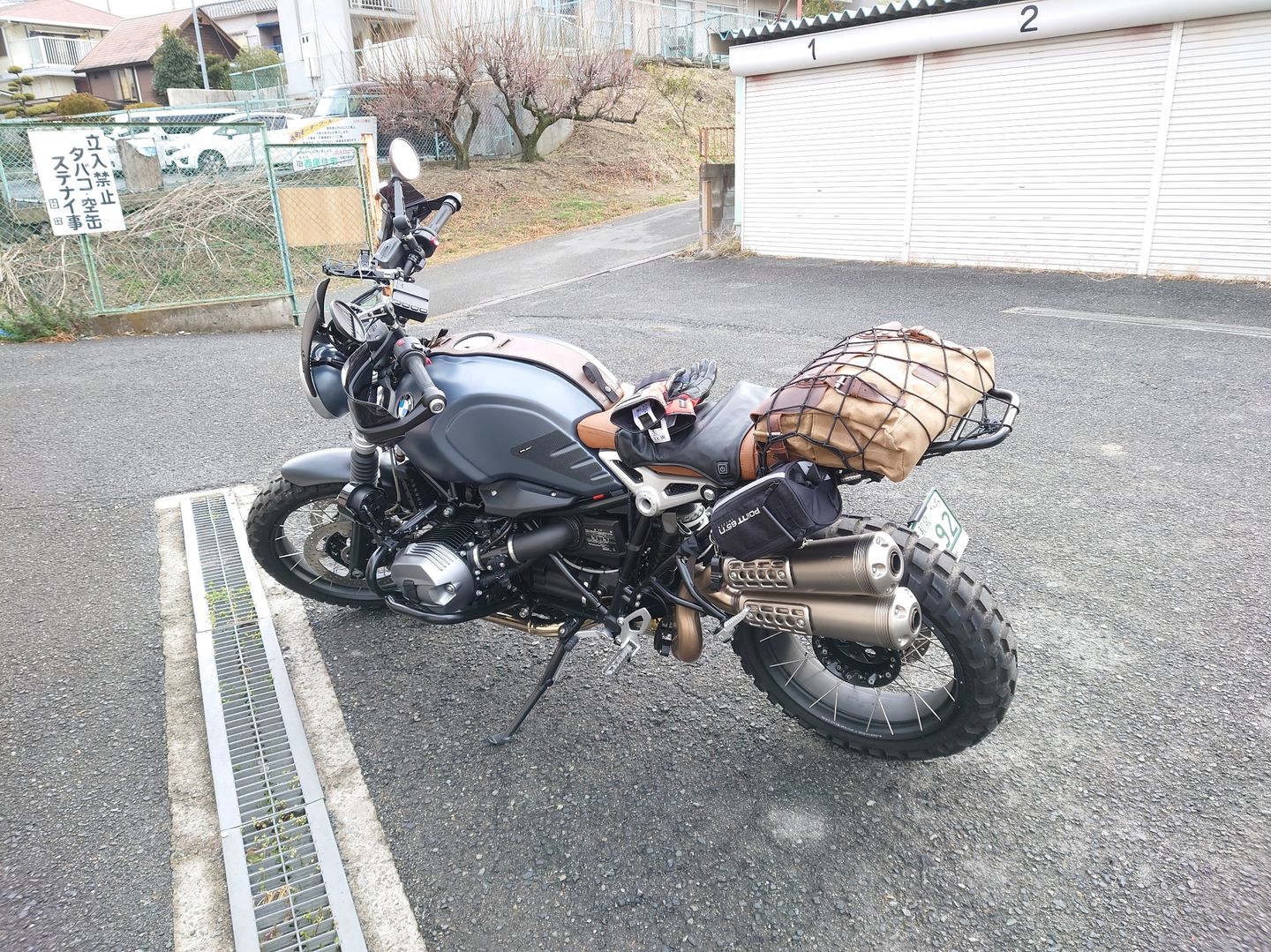 Customer photo review of 多機能キャンバスオートバイバッグサイドポーチ