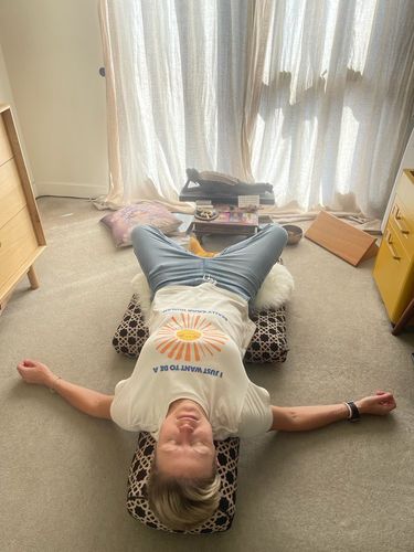 Customer photo review of Akasha - Meditation Cushion Zabuton