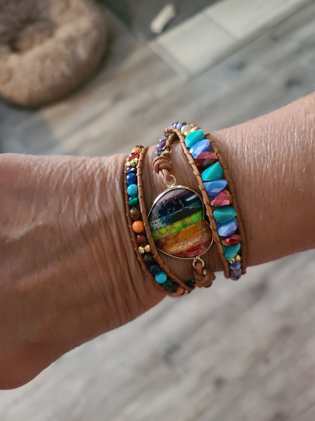 Customer photo review of Bohemian Princess Wrap Bracelet