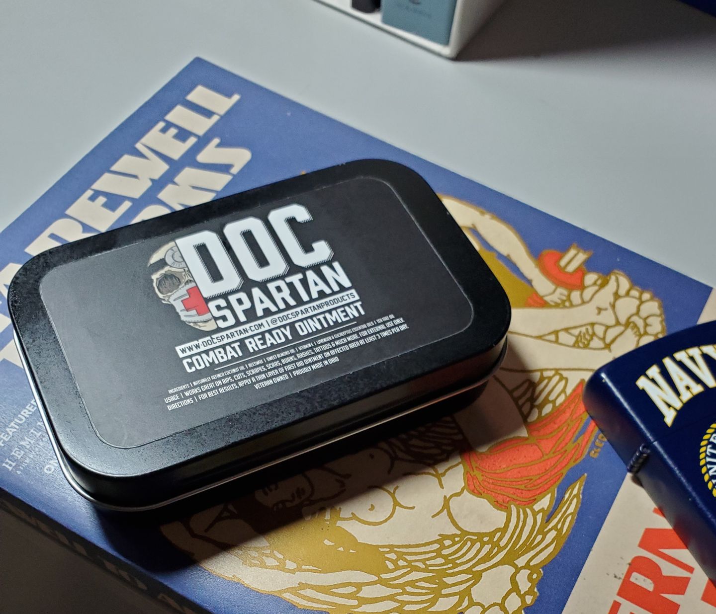 Customer photo review of Combat Ready Ointment - Big Tin