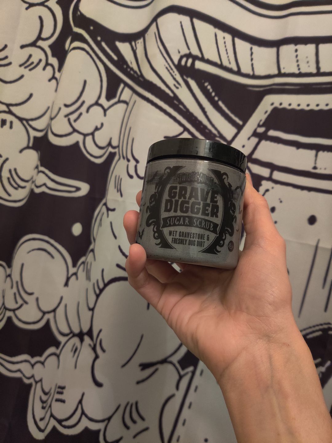 Customer photo review of GraveDigger Sugar Scrub