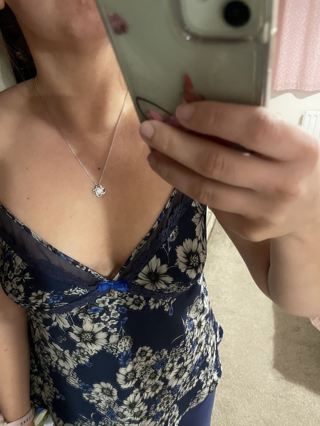 Customer photo review of Stand Tall Necklace - From Dad - DT11