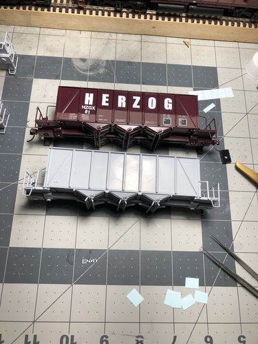 Customer photo review of BLMA Models BLM103 Modern RV Style Locomotive Air Conditioner -- pkg(4), N Scale