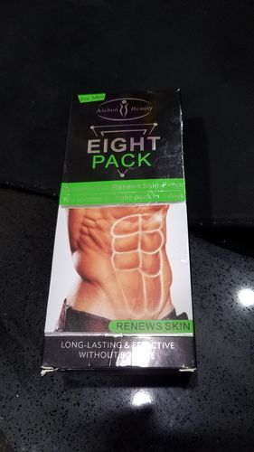 Customer photo review of Fat Burning Cream for a Eight-Pack Dream