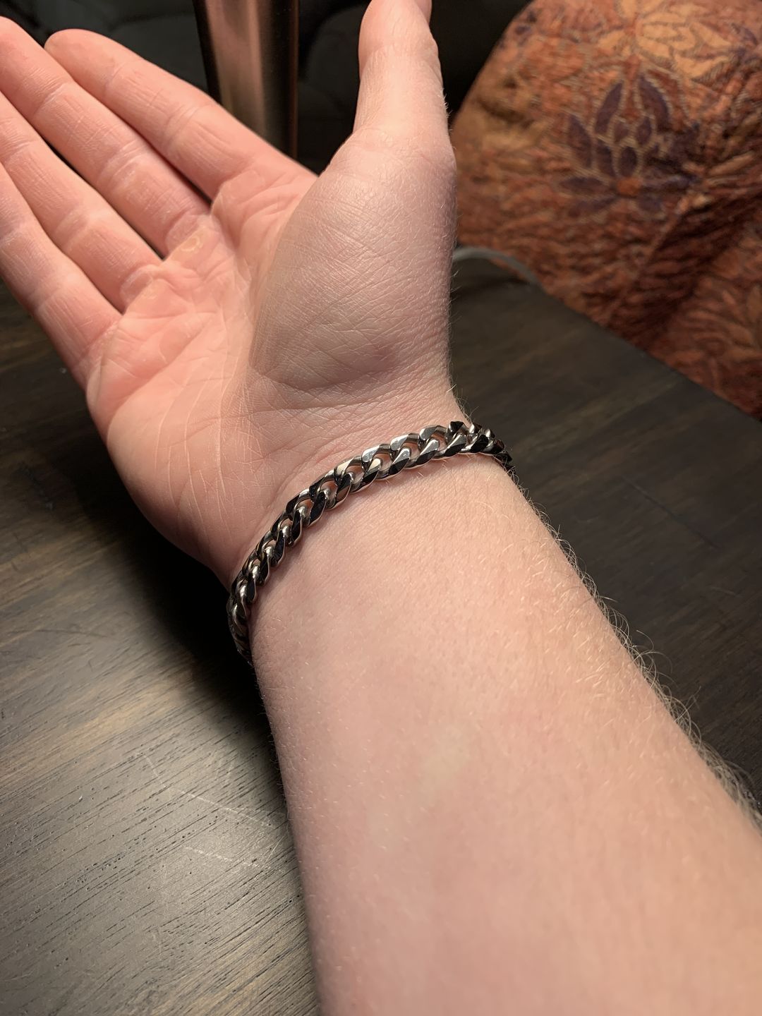 Customer photo review of 8mm Cuban Link Bracelet