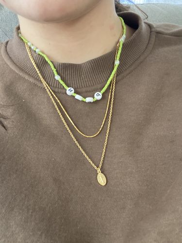 Customer photo review of Ensemble Saint - Plaqué Or