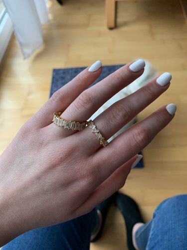 Customer photo review of Baguette Ring