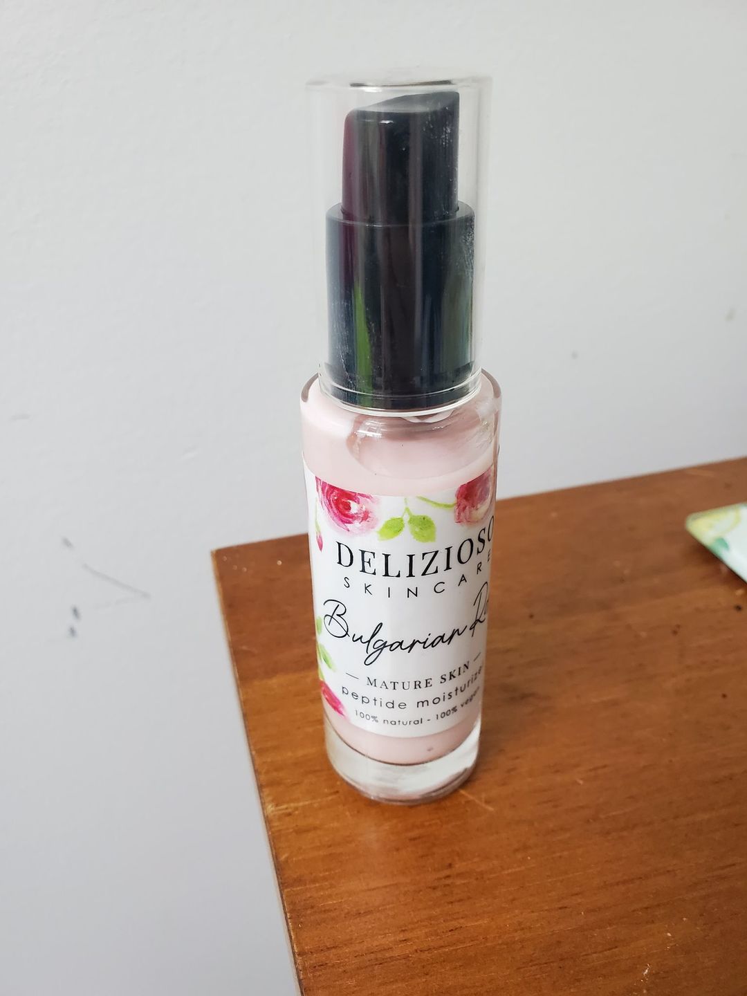Customer photo review of Bulgarian Rose Mature Skin Peptide Moisturizer