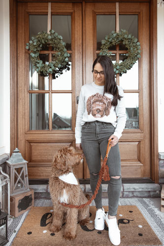 Customer photo review of Full-Body Pet Custom Sweater