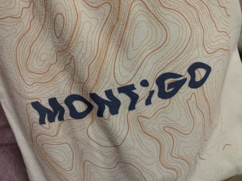 Customer photo review of Canvas Tote Bag in Lines