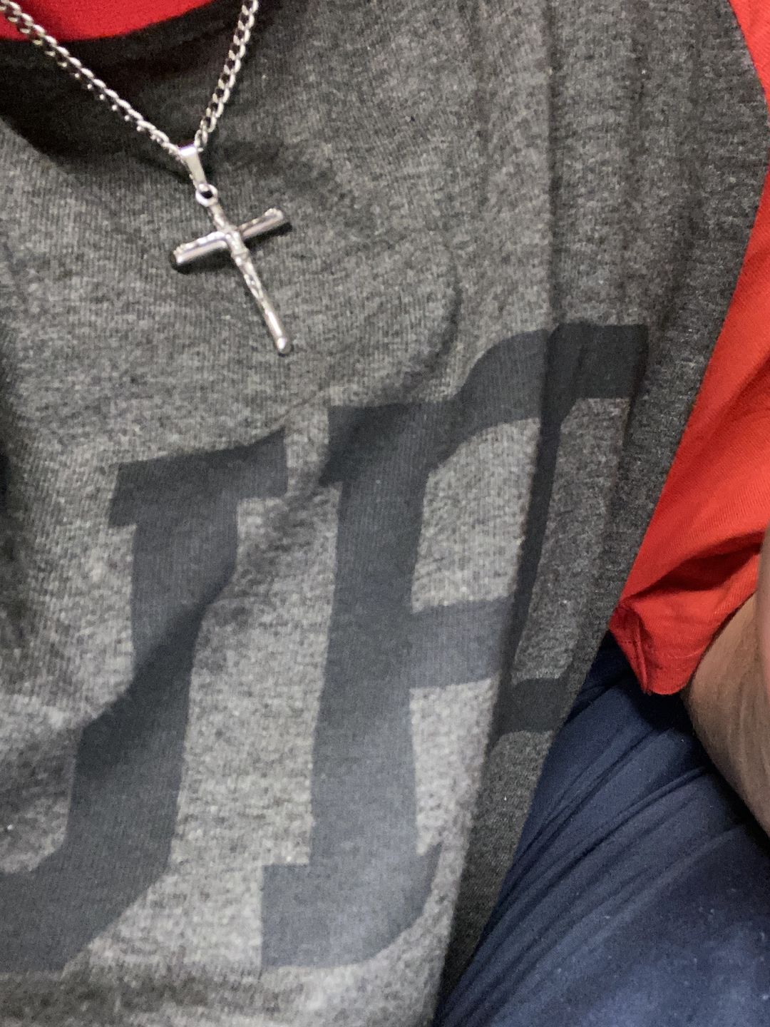 Customer photo review of Crucifix Cross Pendant