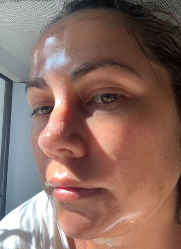 Customer photo review of Dermasoie Masque-Sérum Nuit Liftant