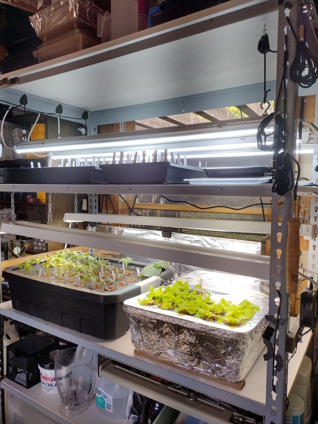 Customer photo review of T8 4ft V Shape LED Tube Light 30W Integrated, Linkable 4 Foot LED Shop Light, Plug and Play, 3900LM, 6500K Clear, Damp Location