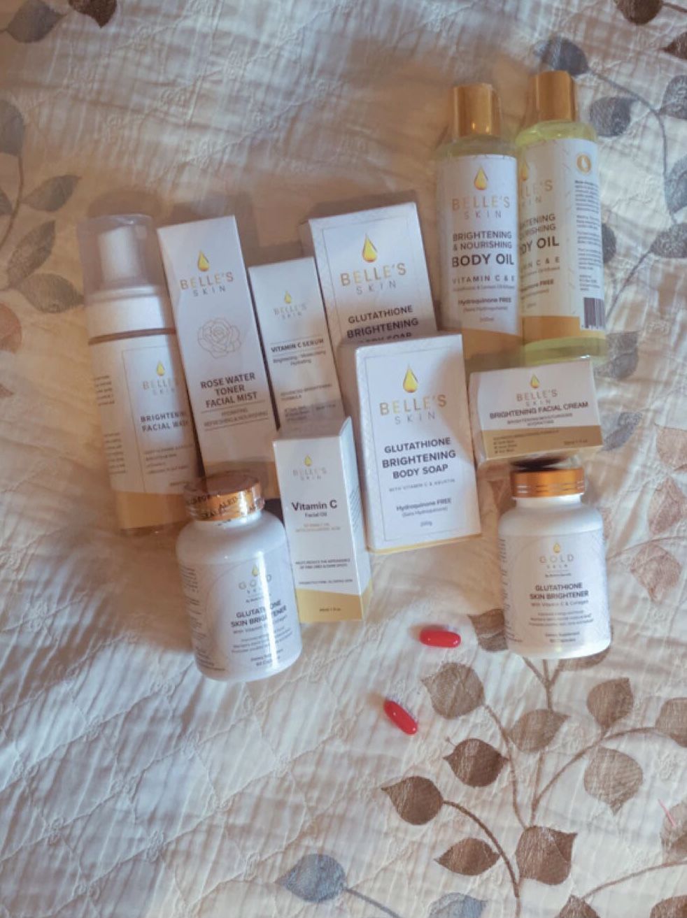 Customer photo review of Belle's Skin Body Oil