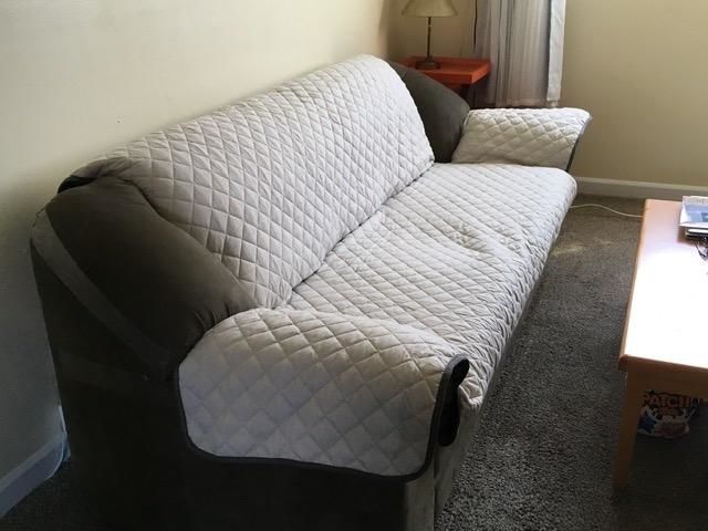 Customer photo review of (🎁Mother's Day Offer-55% OFF) Non-slip Waterproof Sofa Slipcover