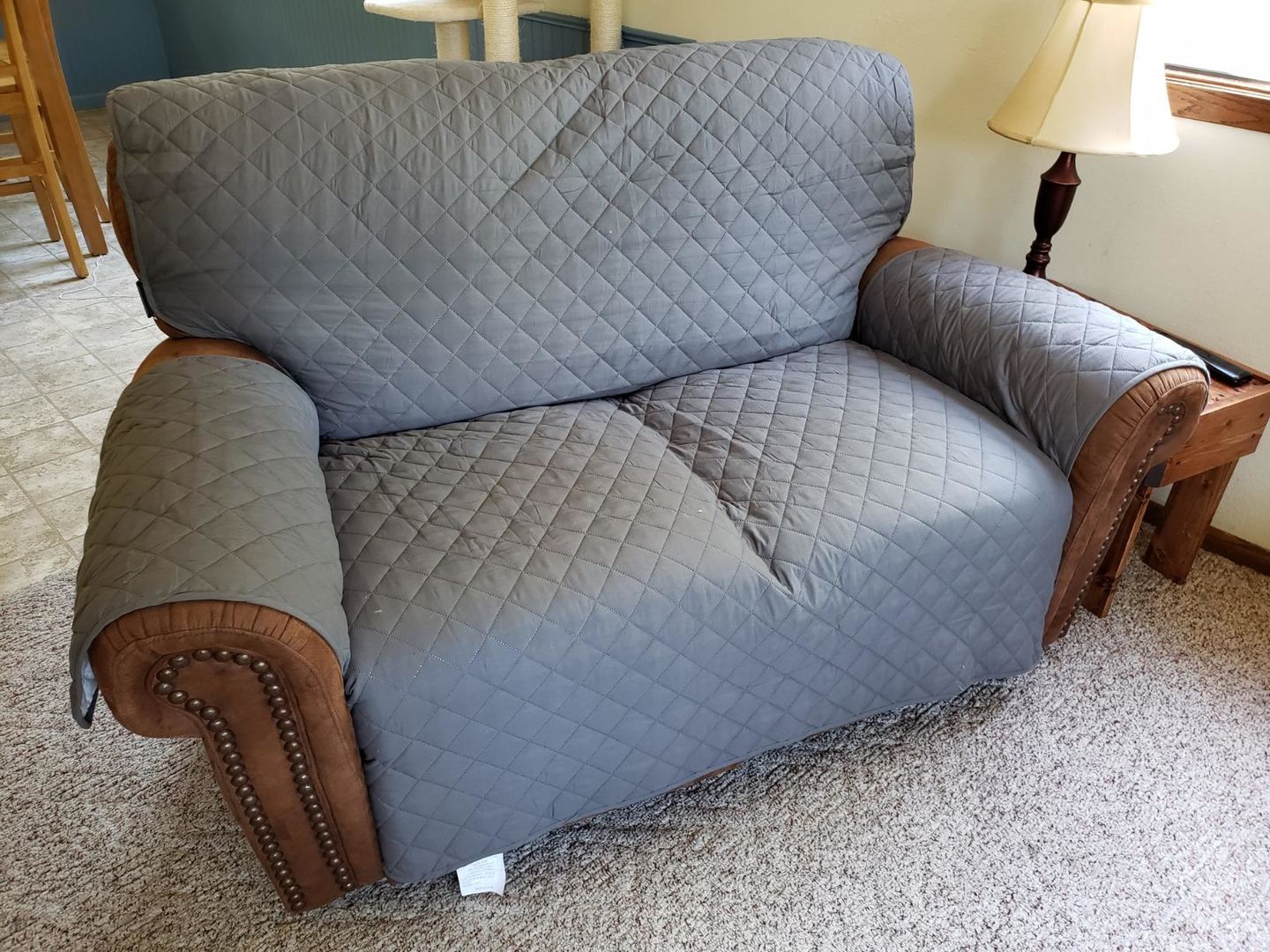 Customer photo review of (🎁Mother's Day Offer-55% OFF) Non-slip Waterproof Sofa Slipcover