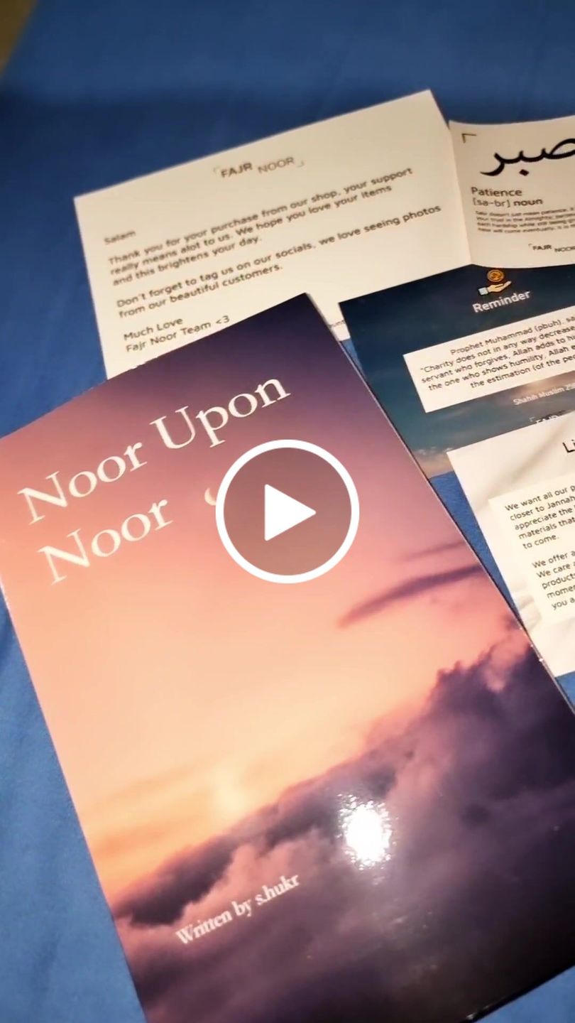 Customer video review of Noor upon Noor