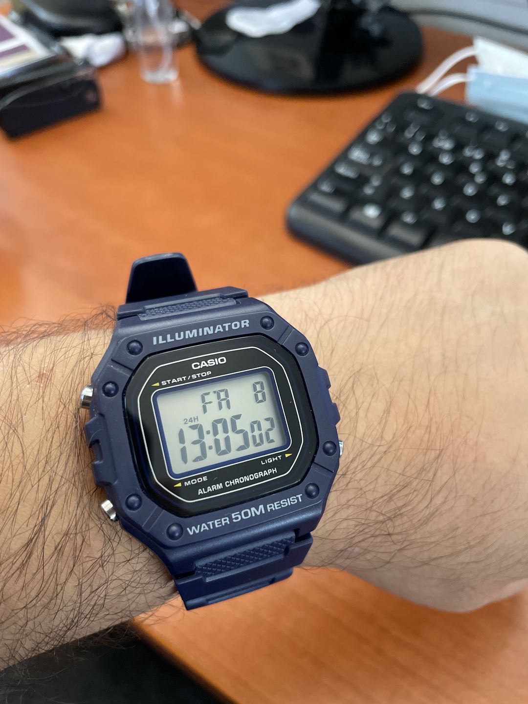 Customer photo review of Reloj Casio Vintage W-218H-2AVDF Azul
