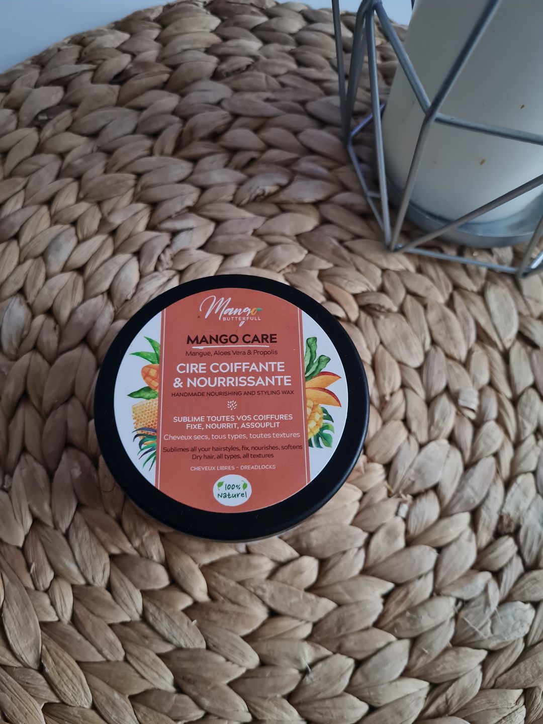 Customer photo review of Cire coiffante et nourrissante