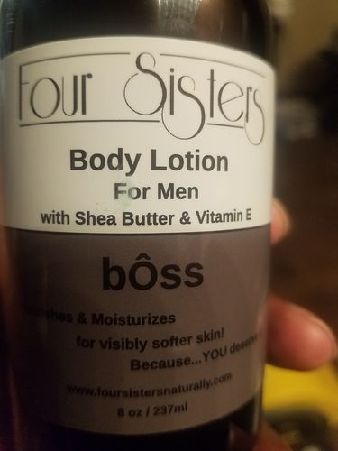 Customer photo review of Men's Body Lotion