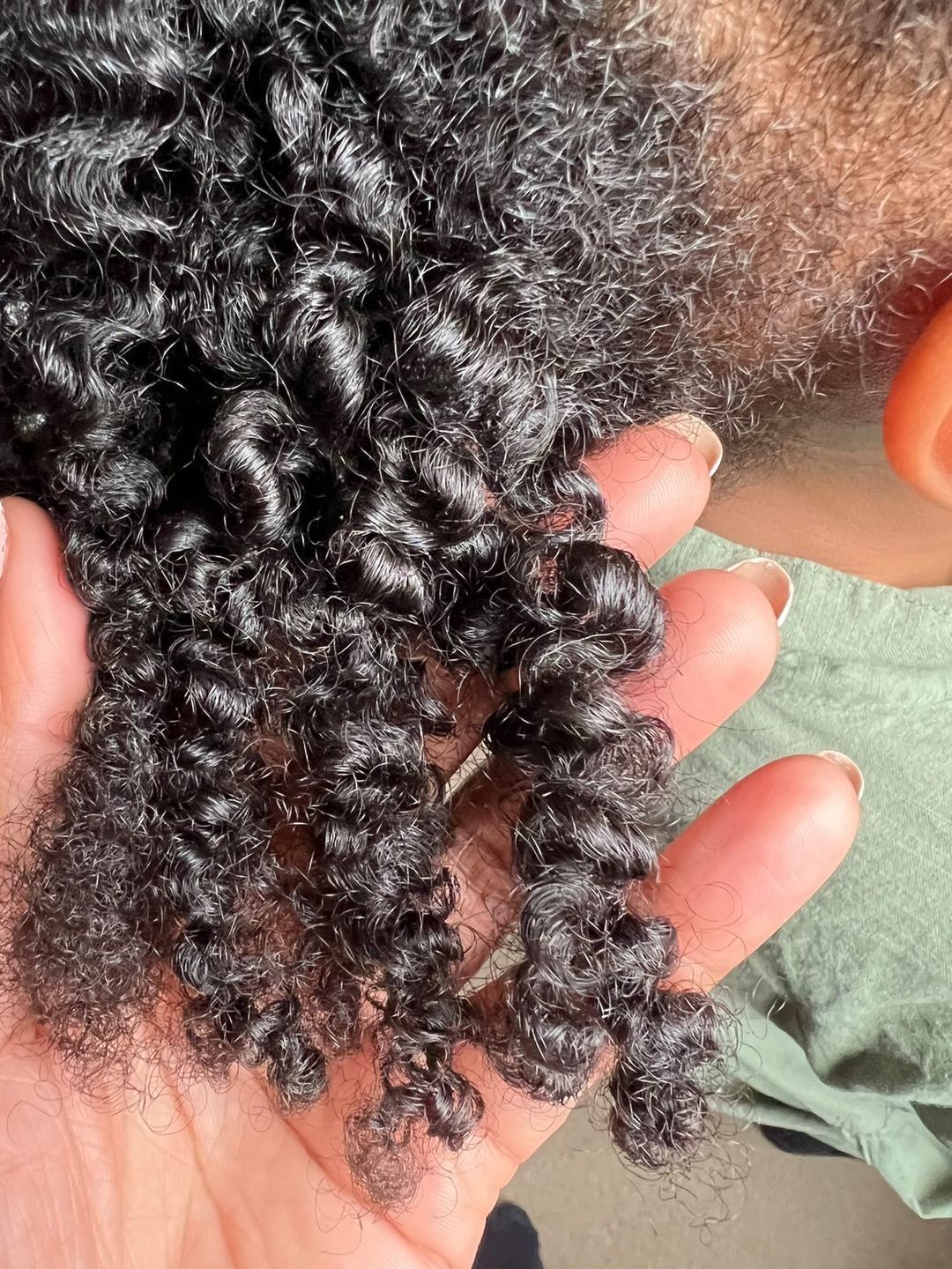 Customer photo review of Honey & Watermelon Infusion - Ultimate Moisture Leave-in Conditioner