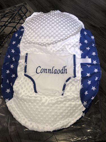 Customer photo review of Personalised Royal Star Baby Bean Bag