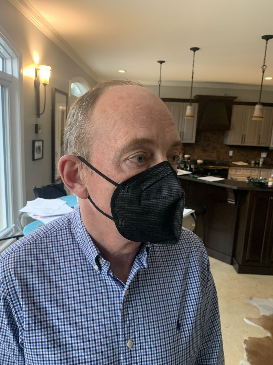 Customer photo review of KN95 Cone Shape Respirator Face Mask Individually Sealed by PPE Supply (20 Masks) (Black or White)