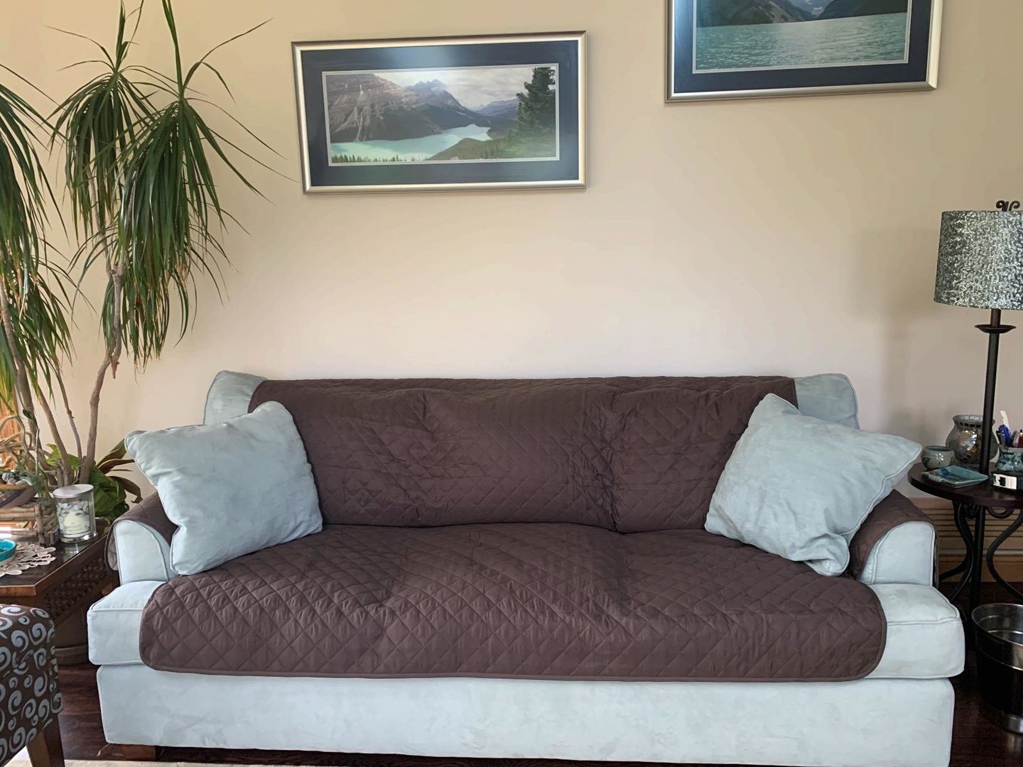 Customer photo review of (🎁Mother's Day Offer-55% OFF) Non-slip Waterproof Sofa Slipcover