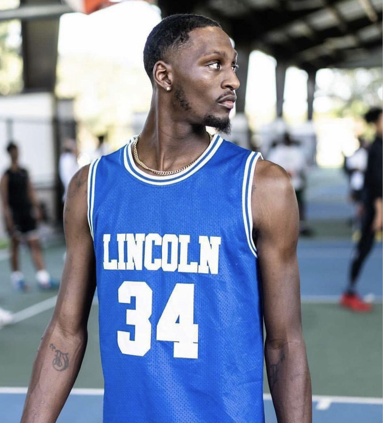 Customer photo review of Jesus Shuttlesworth Lincoln High Jersey