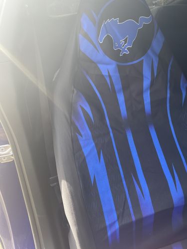 Customer photo review of 2 Front Mustang Seat Covers 144627