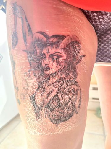 Customer photo review of Signature Tattoo Numbing Cream