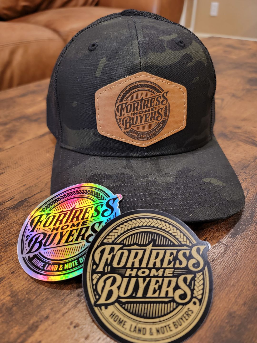 Customer photo review of 862 Richardson Leather Patch Hat