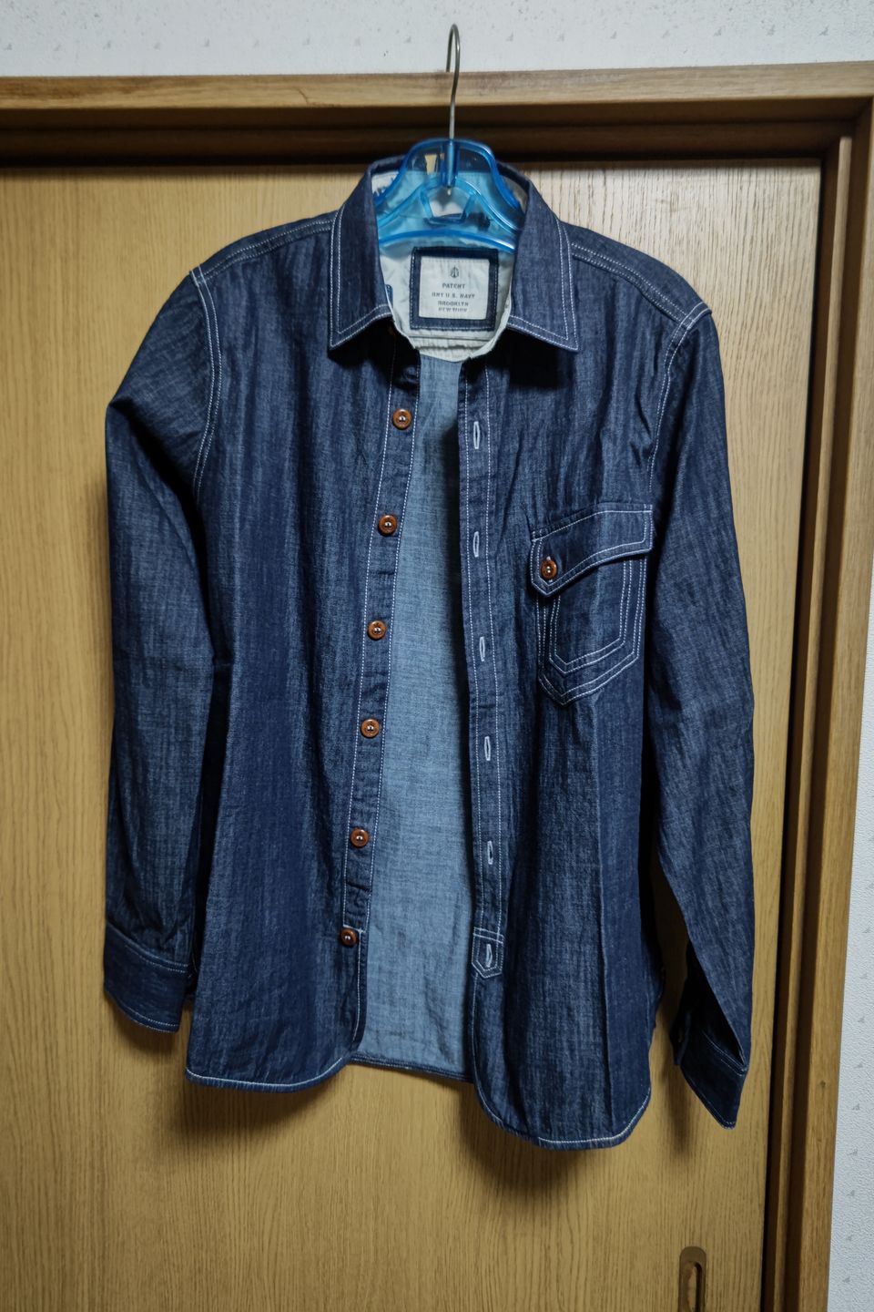 Customer photo review of 今大人気！海軍CPOデニムシャツ