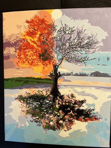 4 Jahreszeiten | Malen nach Zahlen