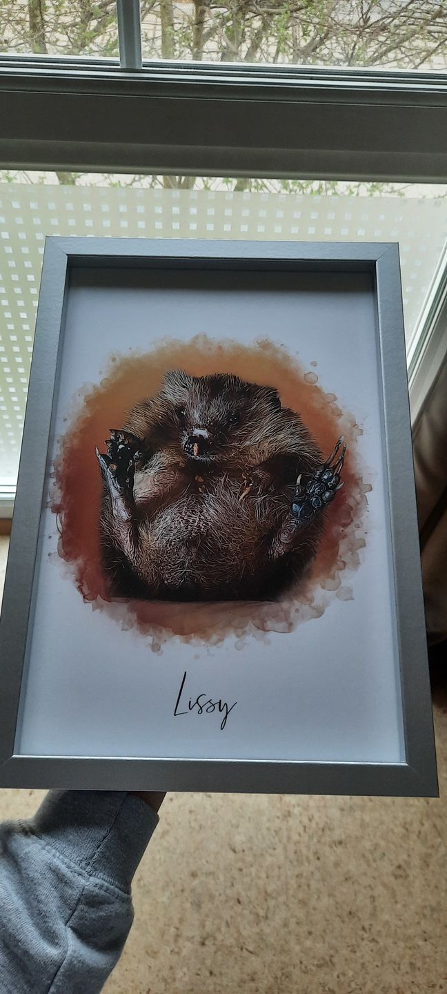 Customer photo review of Portrait deines Tieres im Wasserfarben-Stil