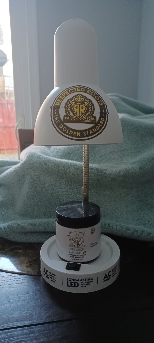 Customer photo review of Respected Roots Body Butter (Unscented for Sensitive Skin 8oz)