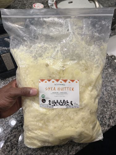 Customer photo review of Premium + Authentic Raw Shea Butter