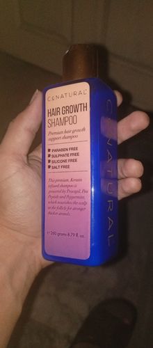 Customer photo review of Hair Growth Shampoo