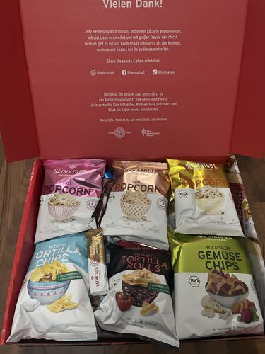 Customer photo review of Probierbox (16 Snacks)