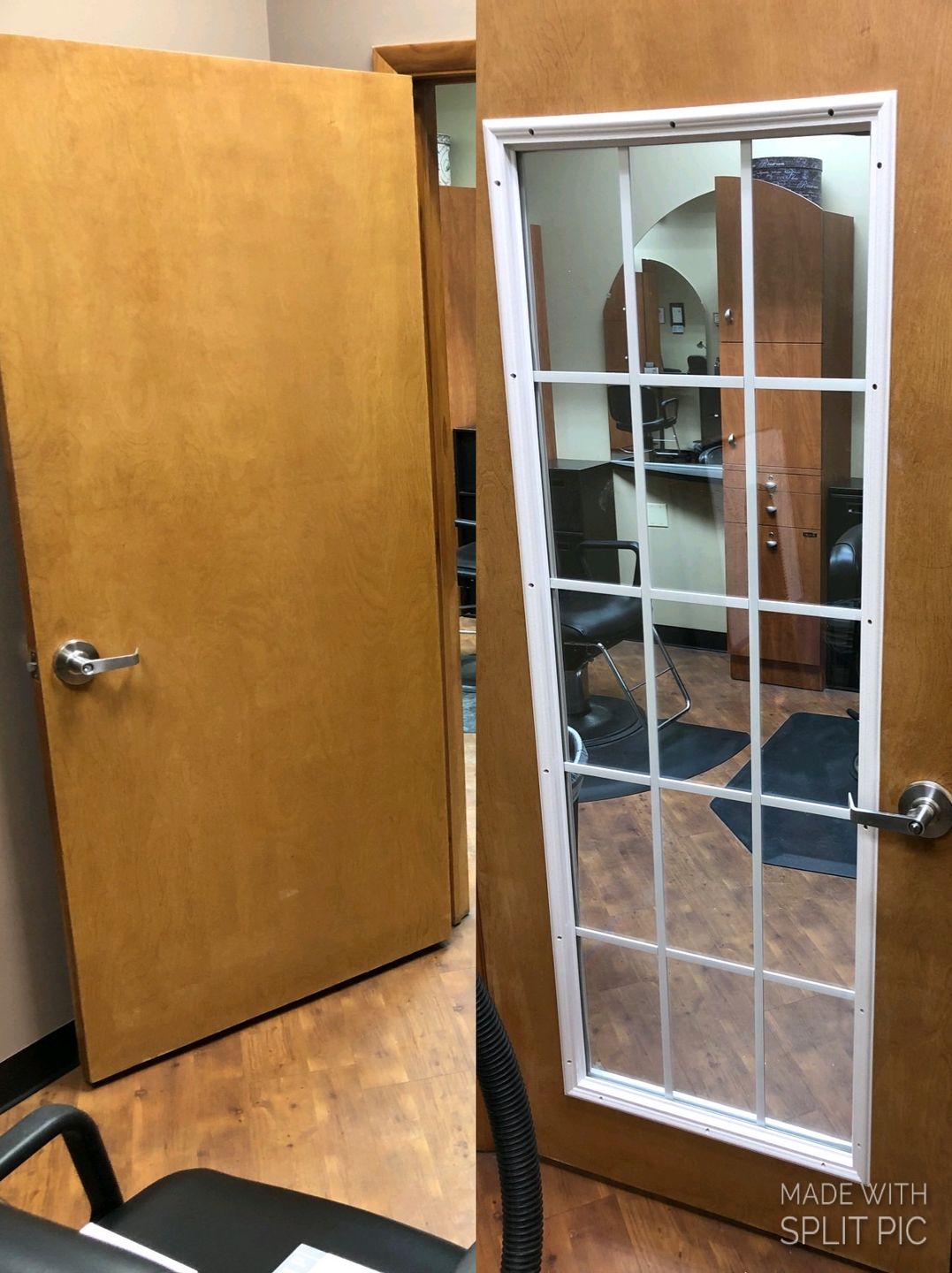 Customer photo review of Grills Between Glass 15 Lite Glass and Frame Kit (Full Lite 22" x 64" Glass Size)