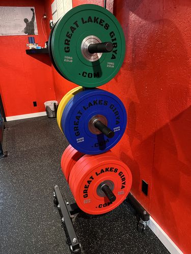 Customer photo review of Great Lakes Girya Polyurethane Bumper Plates