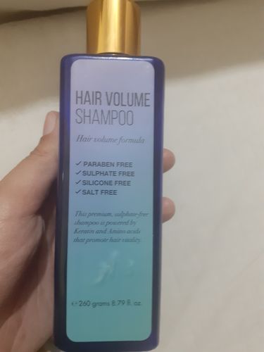 Customer photo review of Hair Volume Shampoo